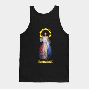 Jesus Divine Mercy - Jesus I Trust in You Tank Top